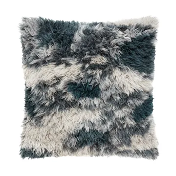 Monster kussen Medium 50x50 cm - Dark teal-off white - Hem