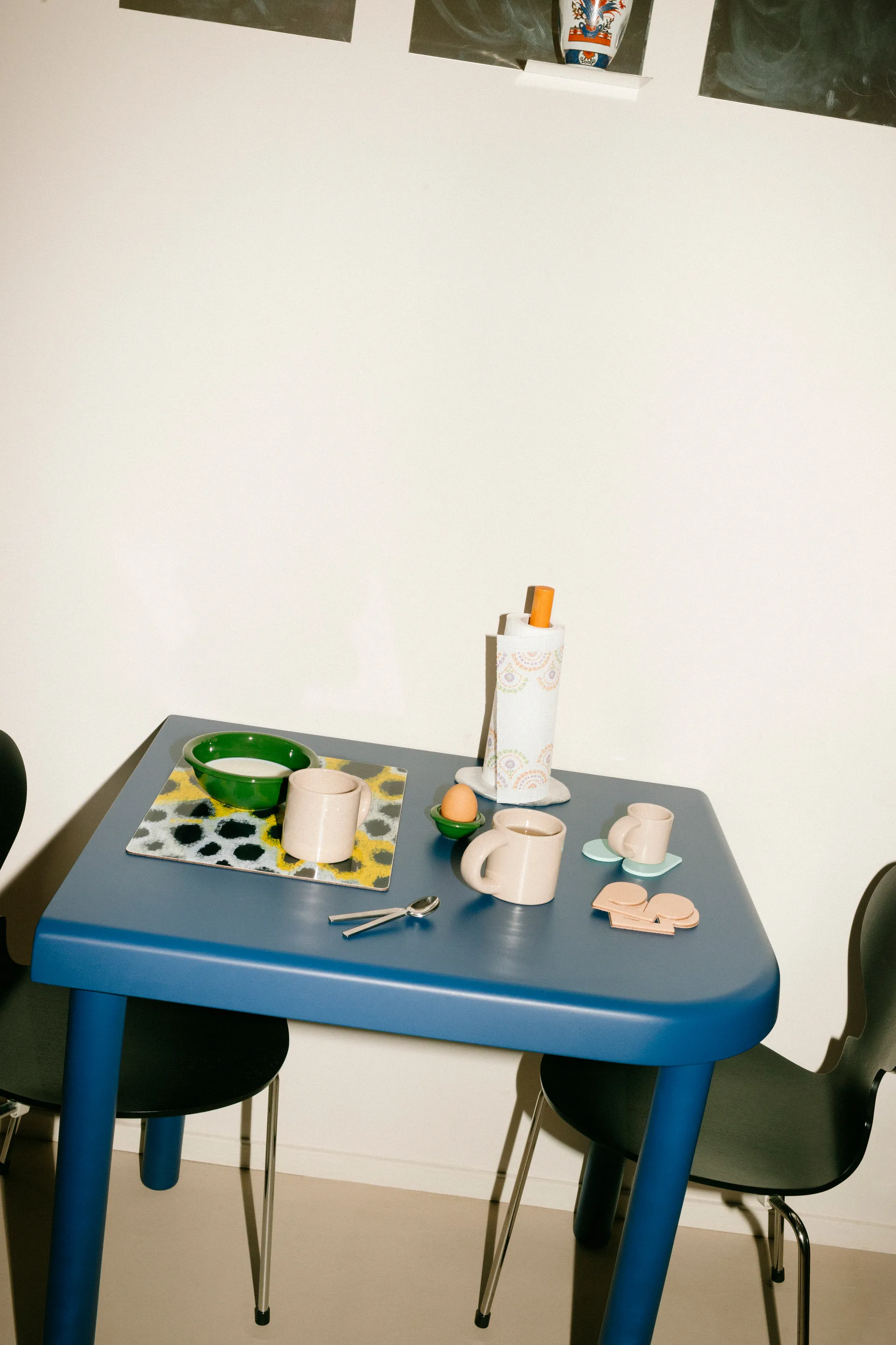 Monster placemat 30x40 cm 2-pack, White-yellow-black Hem