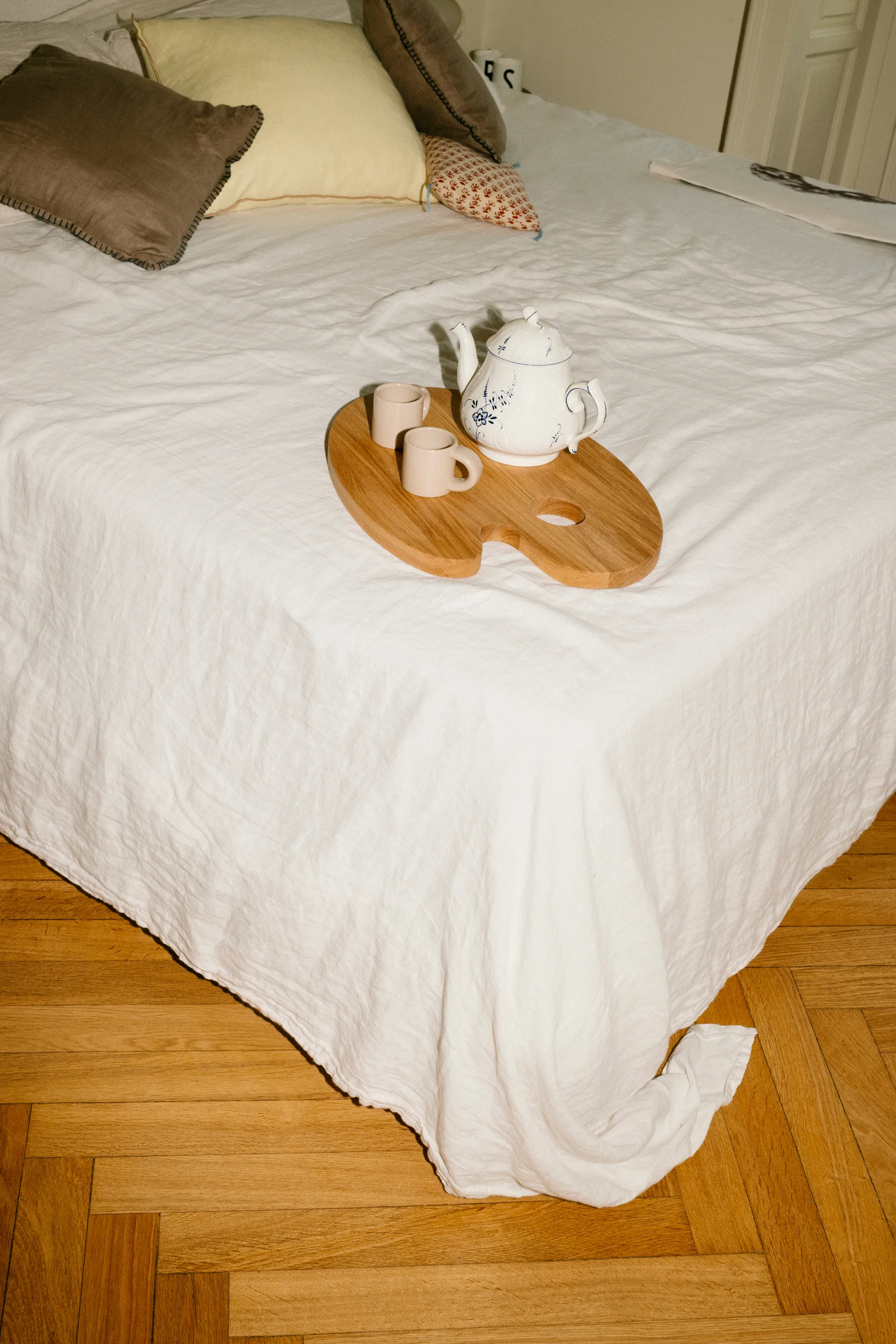 Palette snijplank Large 34x47 cm, Eikenhout Hem