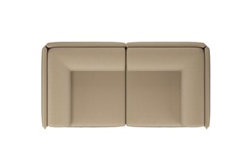 Palo Block 2-zits bank met armleuningen Low 200 cm - Beige - Hem