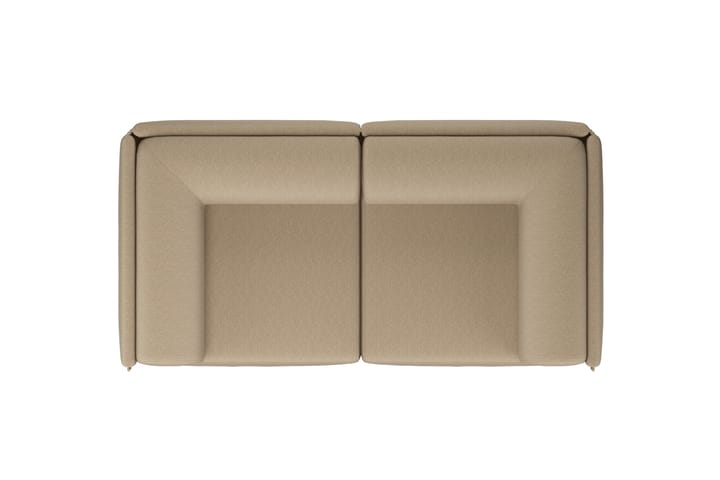 Palo Block 2-zits bank met armleuningen Low 200 cm, Beige Hem