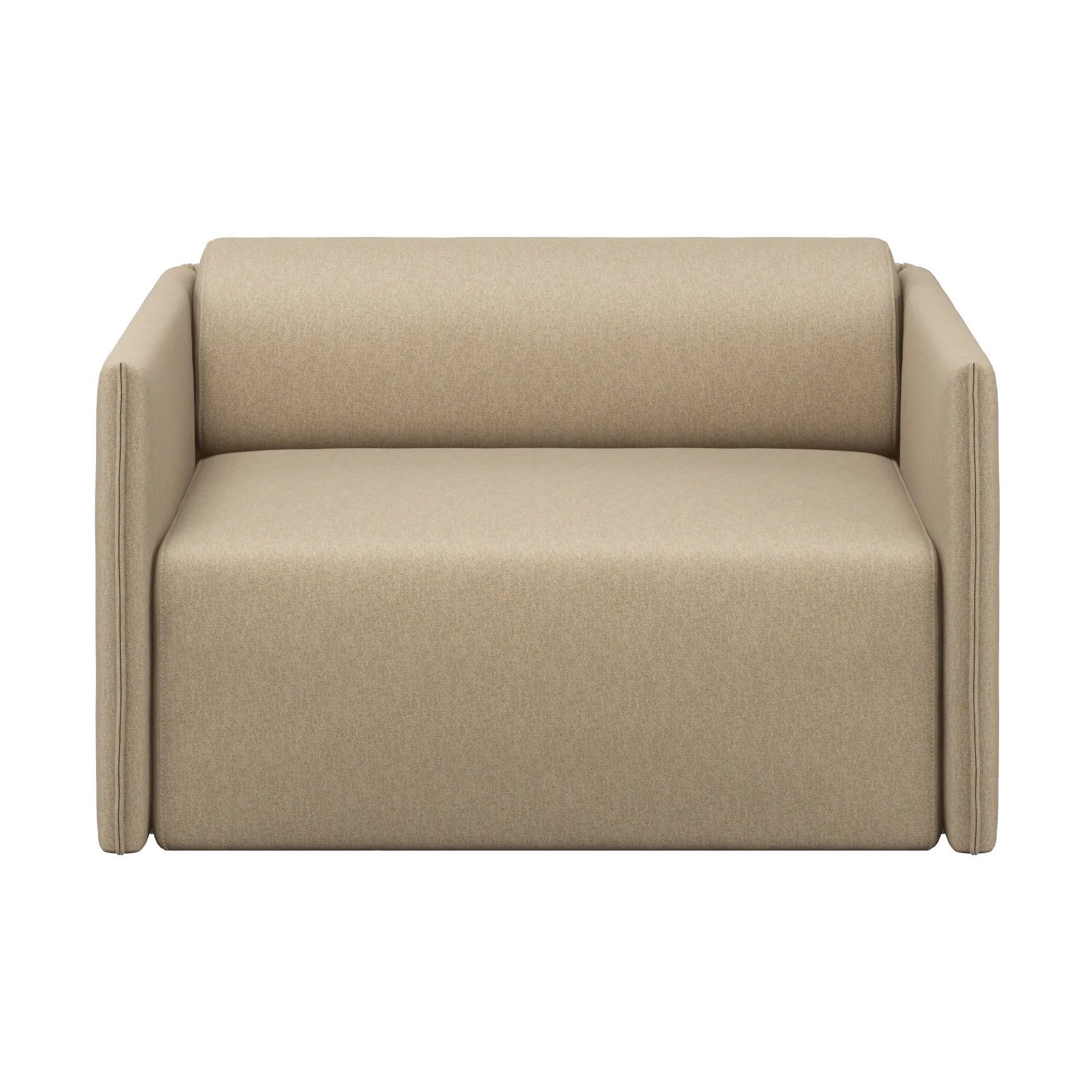 Palo Block Single-seater fauteuil Low, Beige Hem