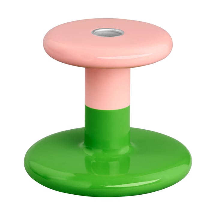 Pesa kandelaar Low 11 cm - Pink-green - Hem