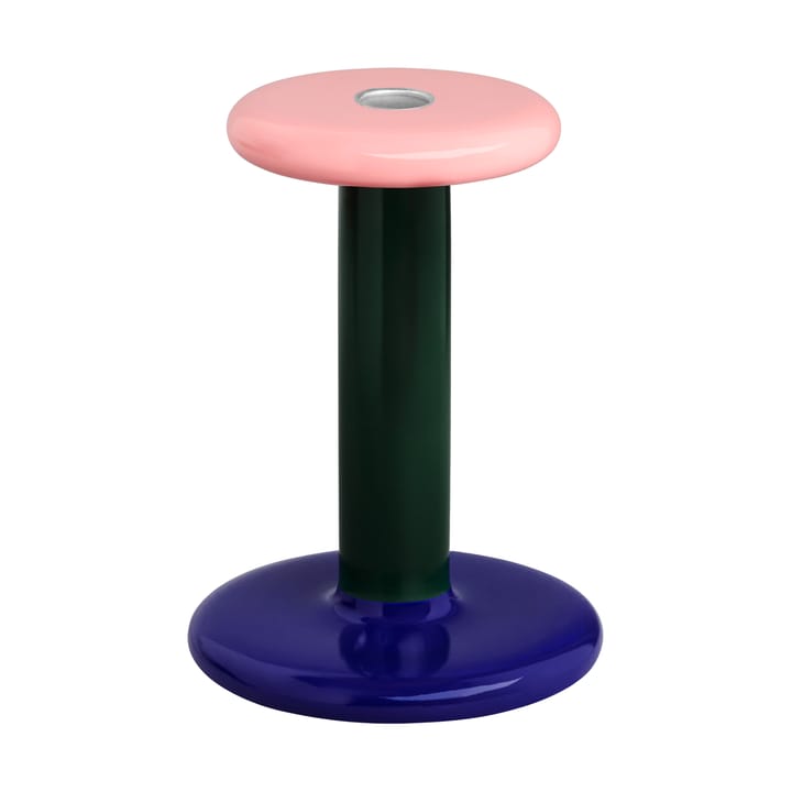 Pesa kandelaar Medium 18 cm - Pink-black green-night blue - Hem