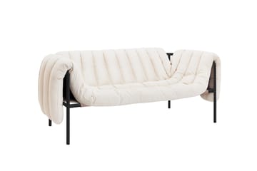 Puffy 2,5-zits bank 205 cm - Natural-black grey - Hem