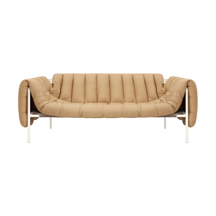 Puffy 2,5-zits bank 205 cm - Sand leather-cream - Hem