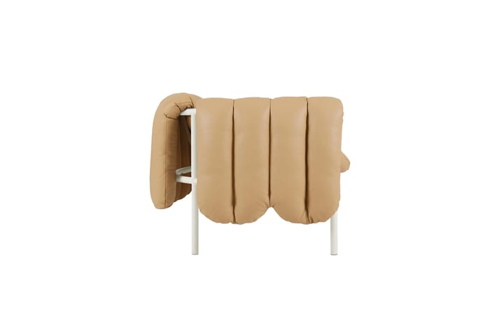Puffy 2,5-zits bank 205 cm, Sand leather-cream Hem