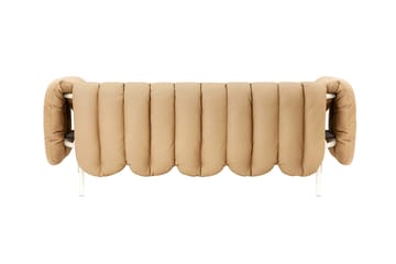 Puffy 2,5-zits bank 205 cm - Sand leather-cream - Hem