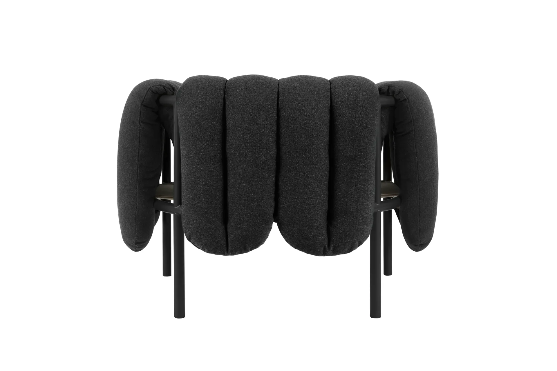 Puffy loungefauteuil, Anthracite-black grey Hem