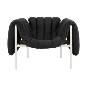 Puffy loungefauteuil - Anthracite-cream - Hem