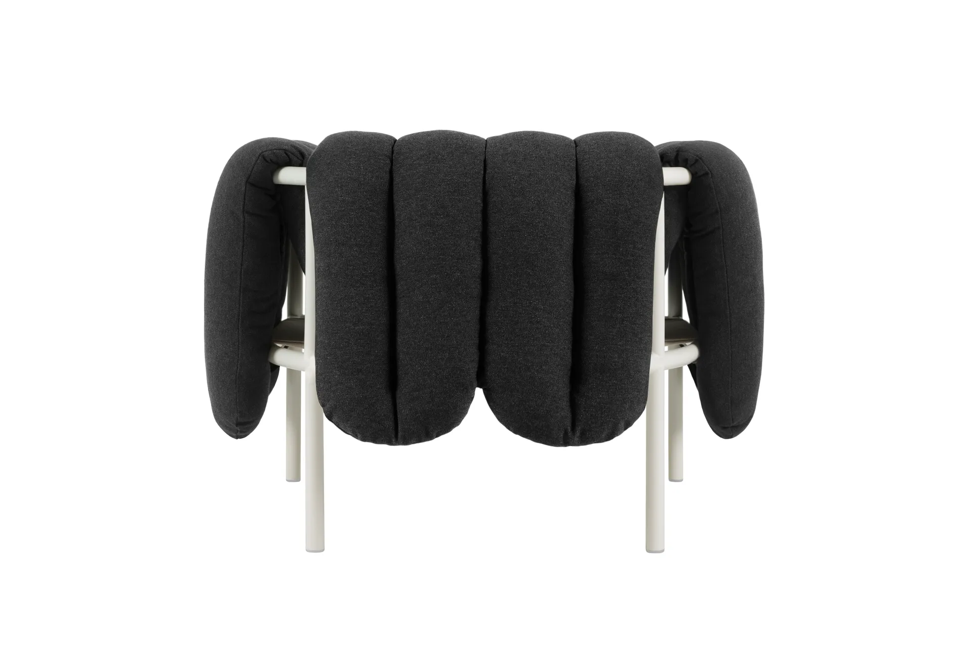 Puffy loungefauteuil, Anthracite-cream Hem