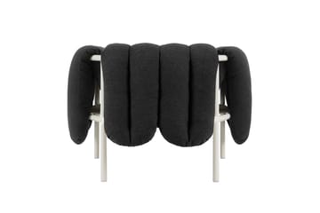 Puffy loungefauteuil - Anthracite-cream - Hem