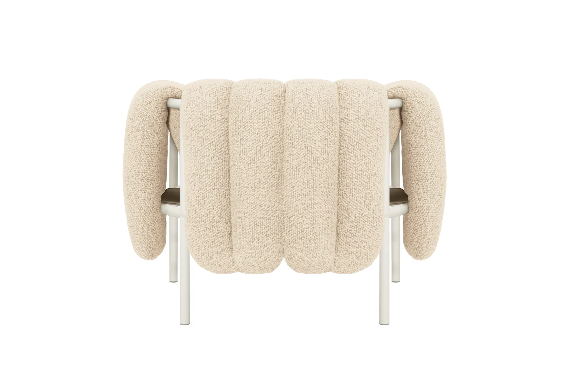 Puffy loungefauteuil, Eggshell-cream Hem