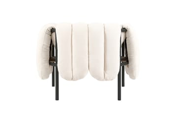 Puffy loungefauteuil - Natural-black grey - Hem