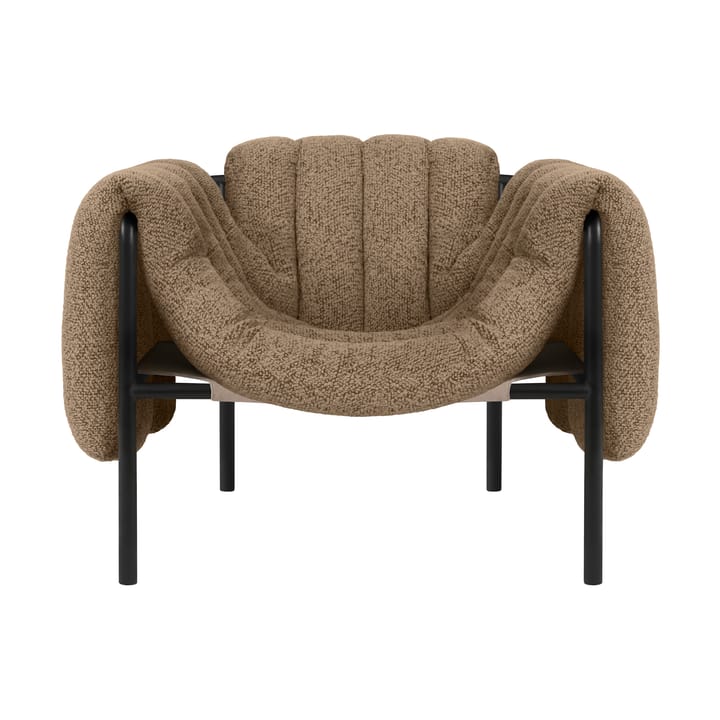 Puffy loungefauteuil - Sawdust-black grey - Hem