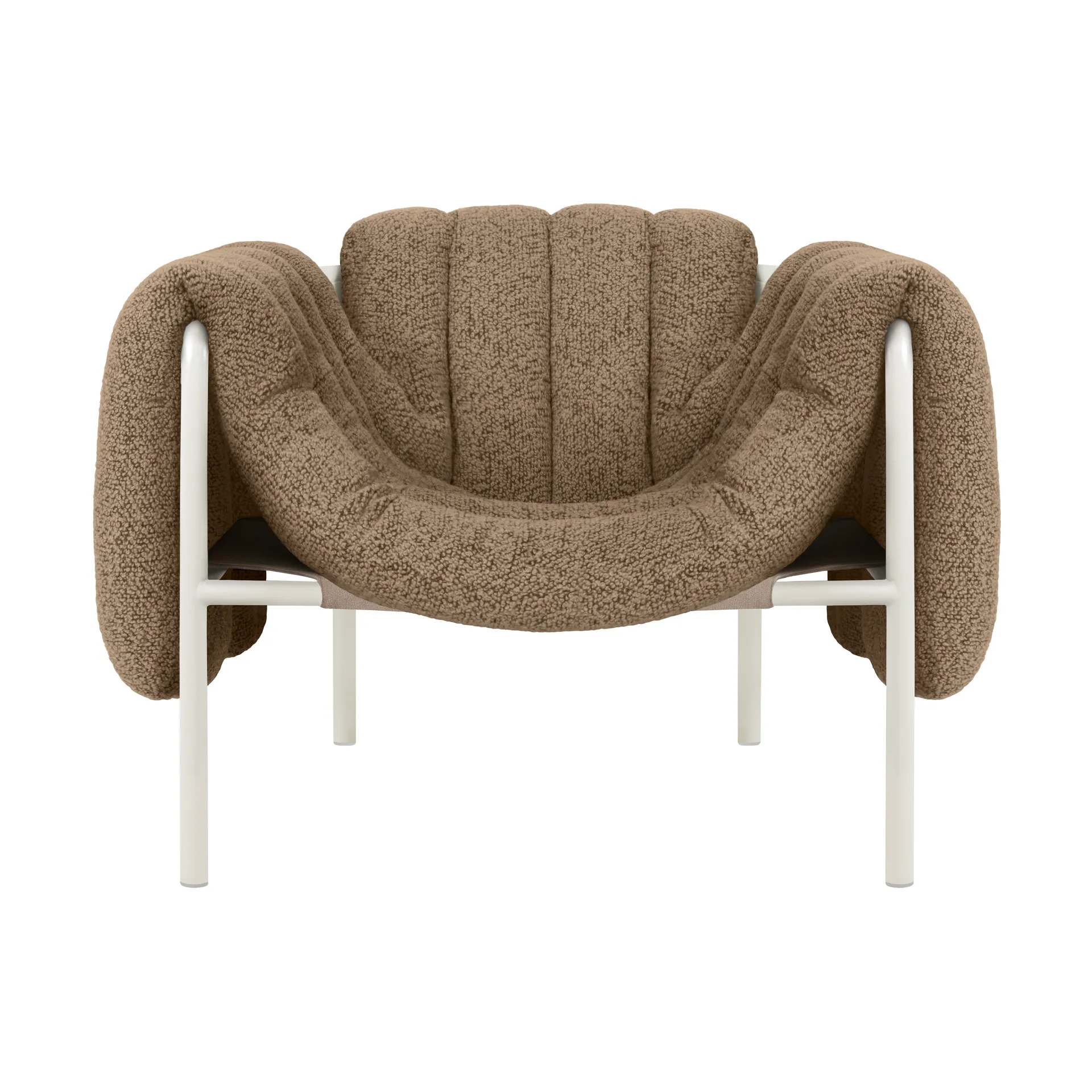 Puffy loungefauteuil, Sawdust-cream Hem