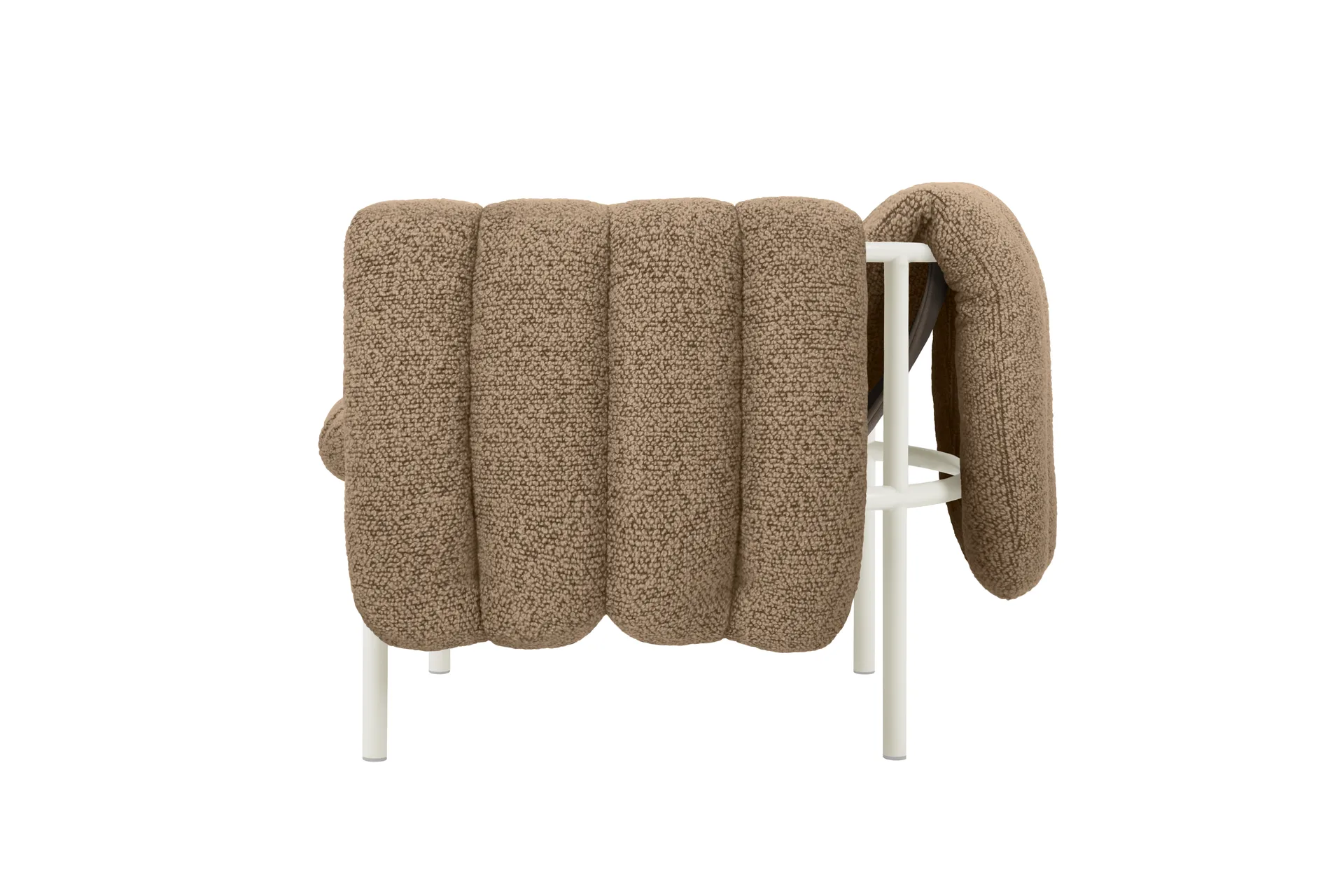 Puffy loungefauteuil, Sawdust-cream Hem