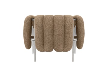 Puffy loungefauteuil - Sawdust-roestvrij staal - Hem