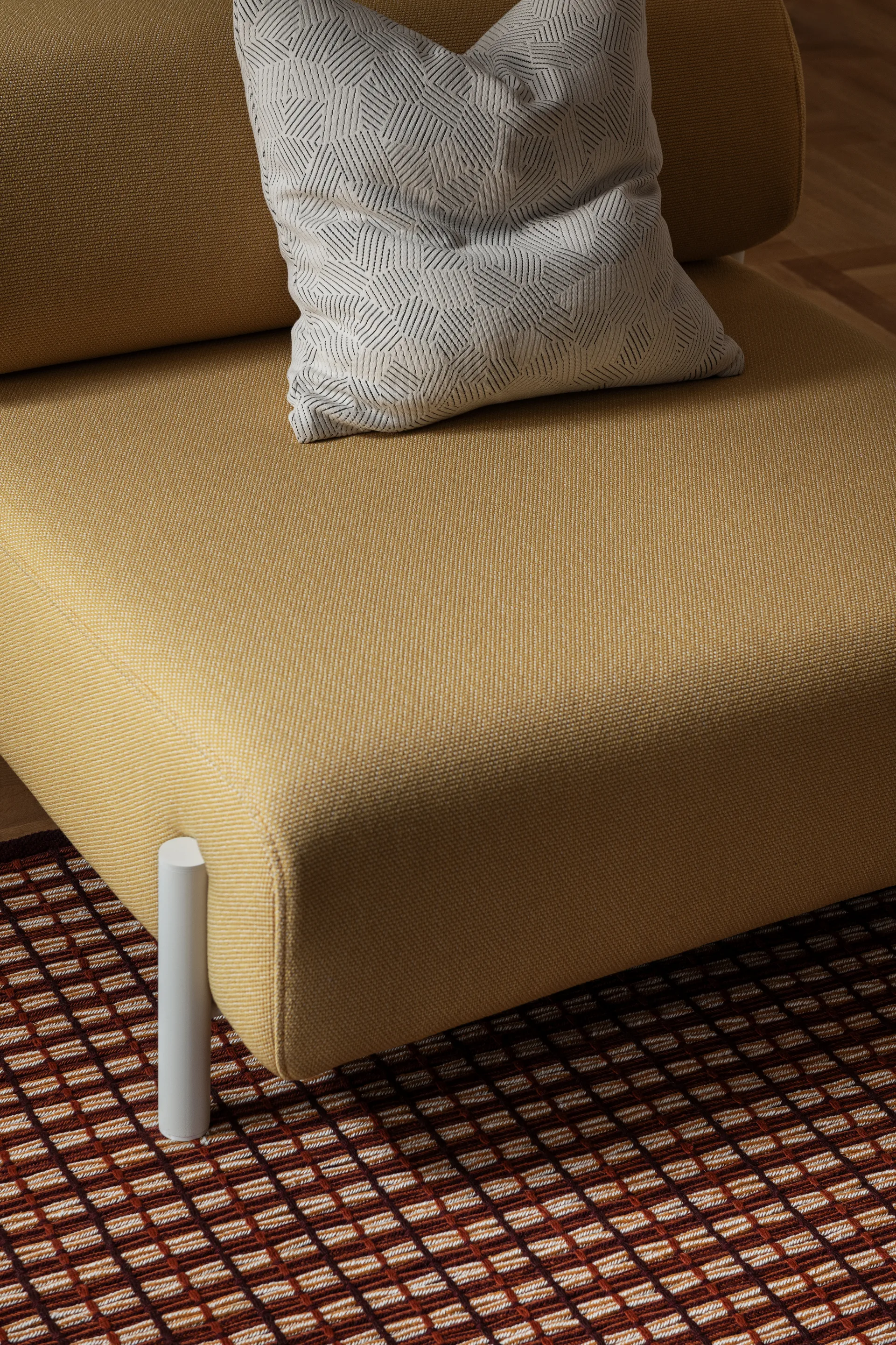 Rope vloerkleed Large 200x300 cm, Terracotta Hem