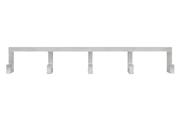 Tig Quintuple haak 115 cm - Geborsteld aluminium - Hem