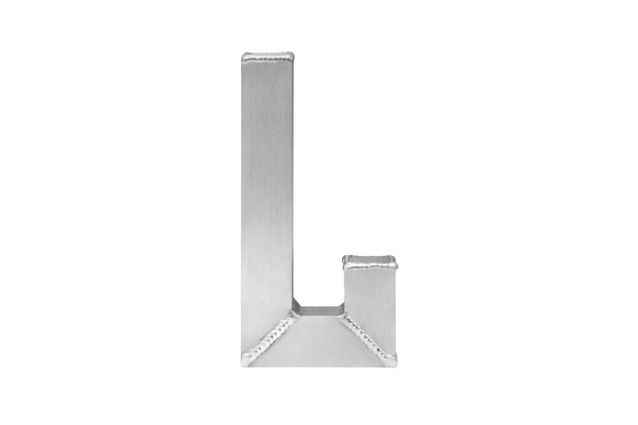 Tig Single haak, Geborsteld aluminium Hem