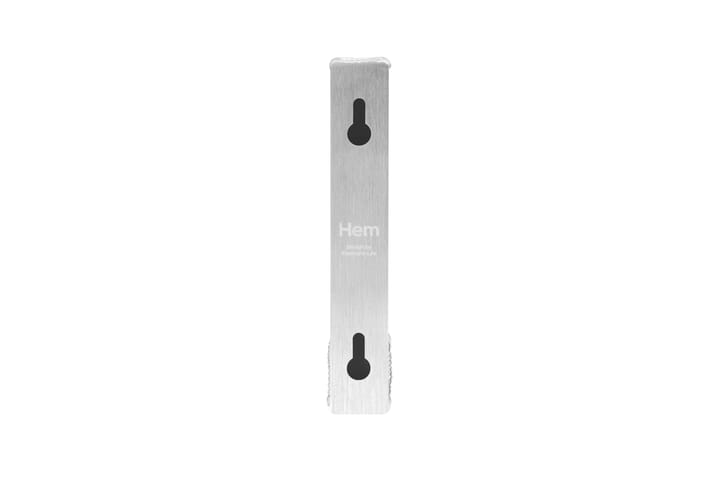Tig Single haak, Geborsteld aluminium Hem