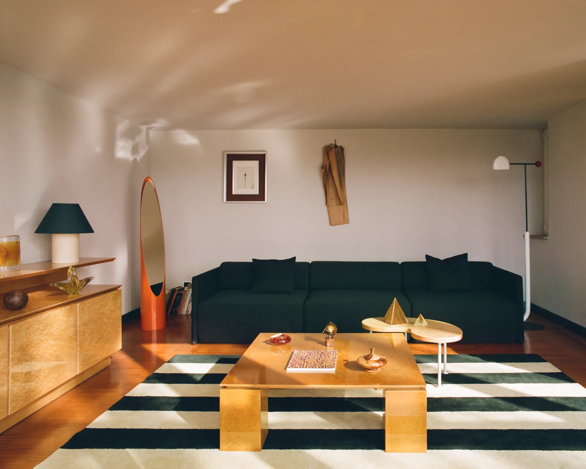 Toto tafellamp Medium 47 cm, Magenta-pine Hem