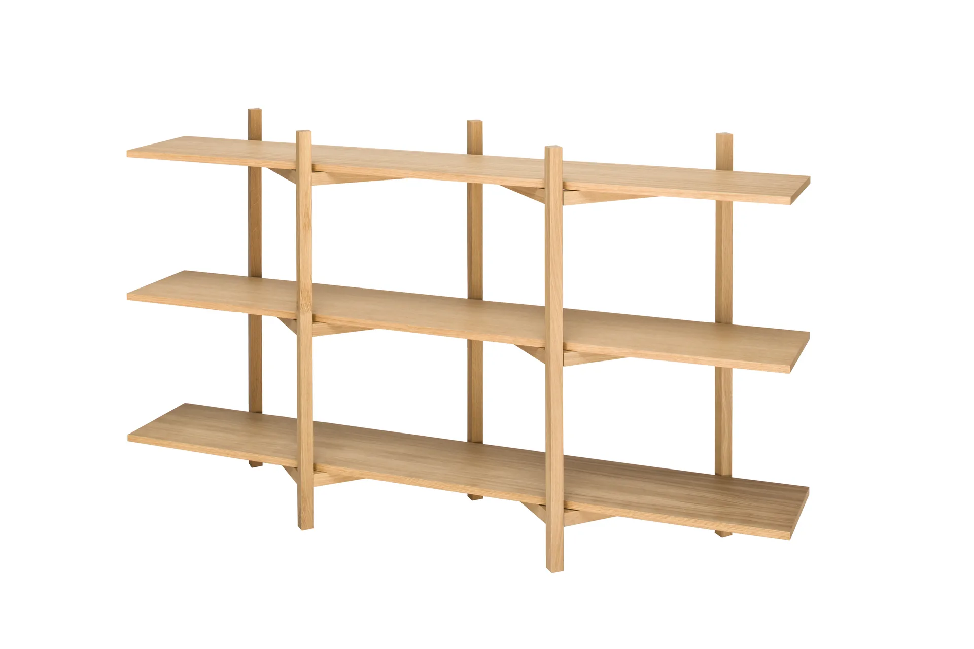 Zig Zag plank Low 175x100 cm, Eikenhout Hem