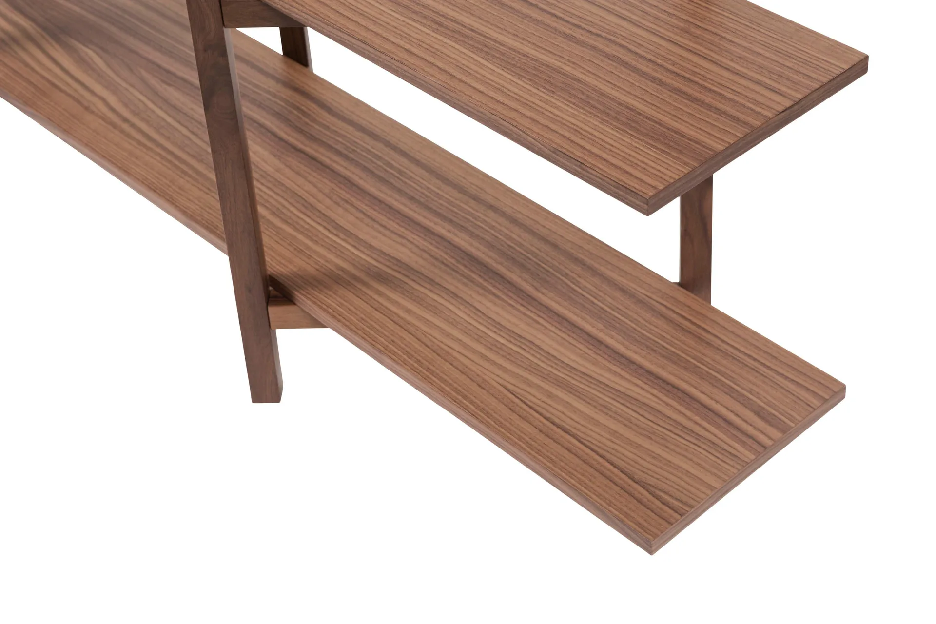 Zig Zag plank Low 175x100 cm, Walnoot Hem