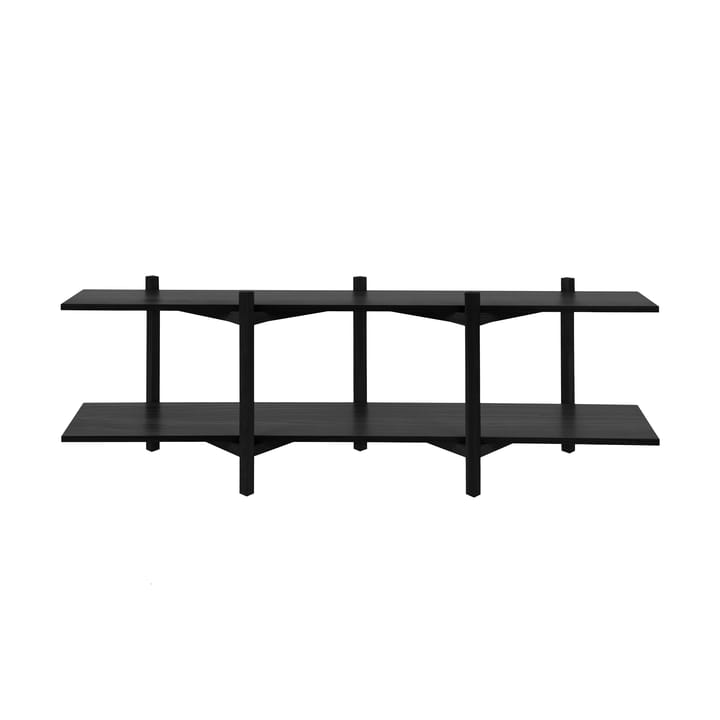 Zig Zag plank Media 194x57 cm - Black - Hem