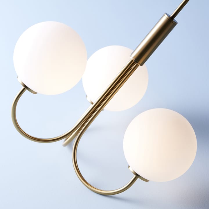 Ballon kroonluchter Ø 45 cm, messing Herstal
