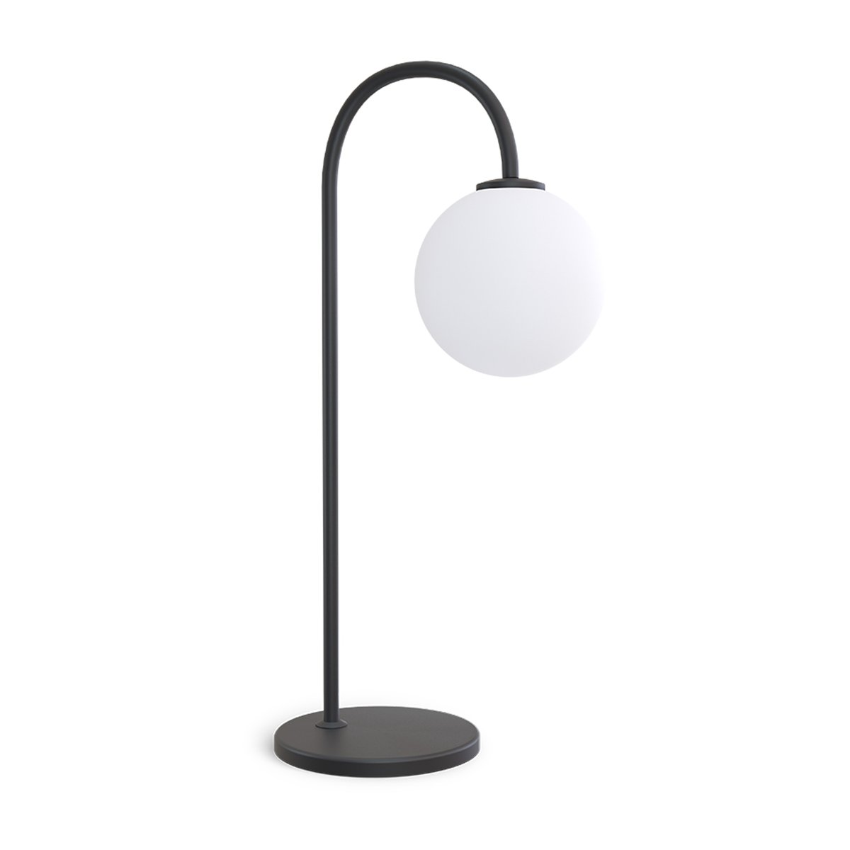Herstal Ballon tafellamp Zwart | Scandinavisch Interieur | Bureau- & tafellampen | Zwart