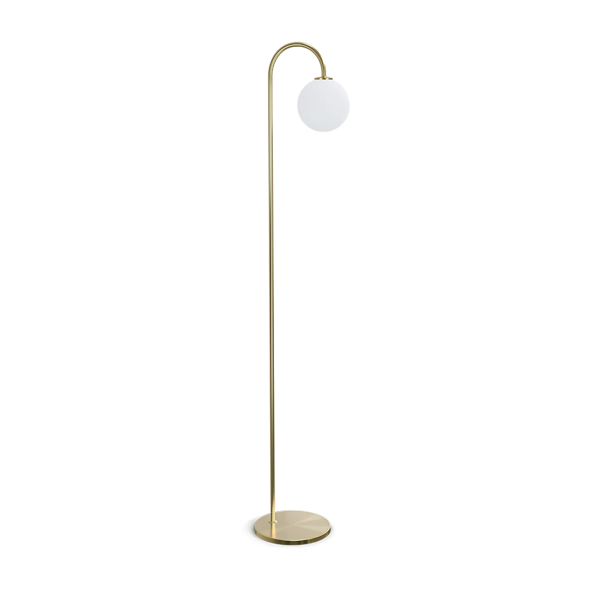 Ballon vloerlamp 137 cm, Messing Herstal
