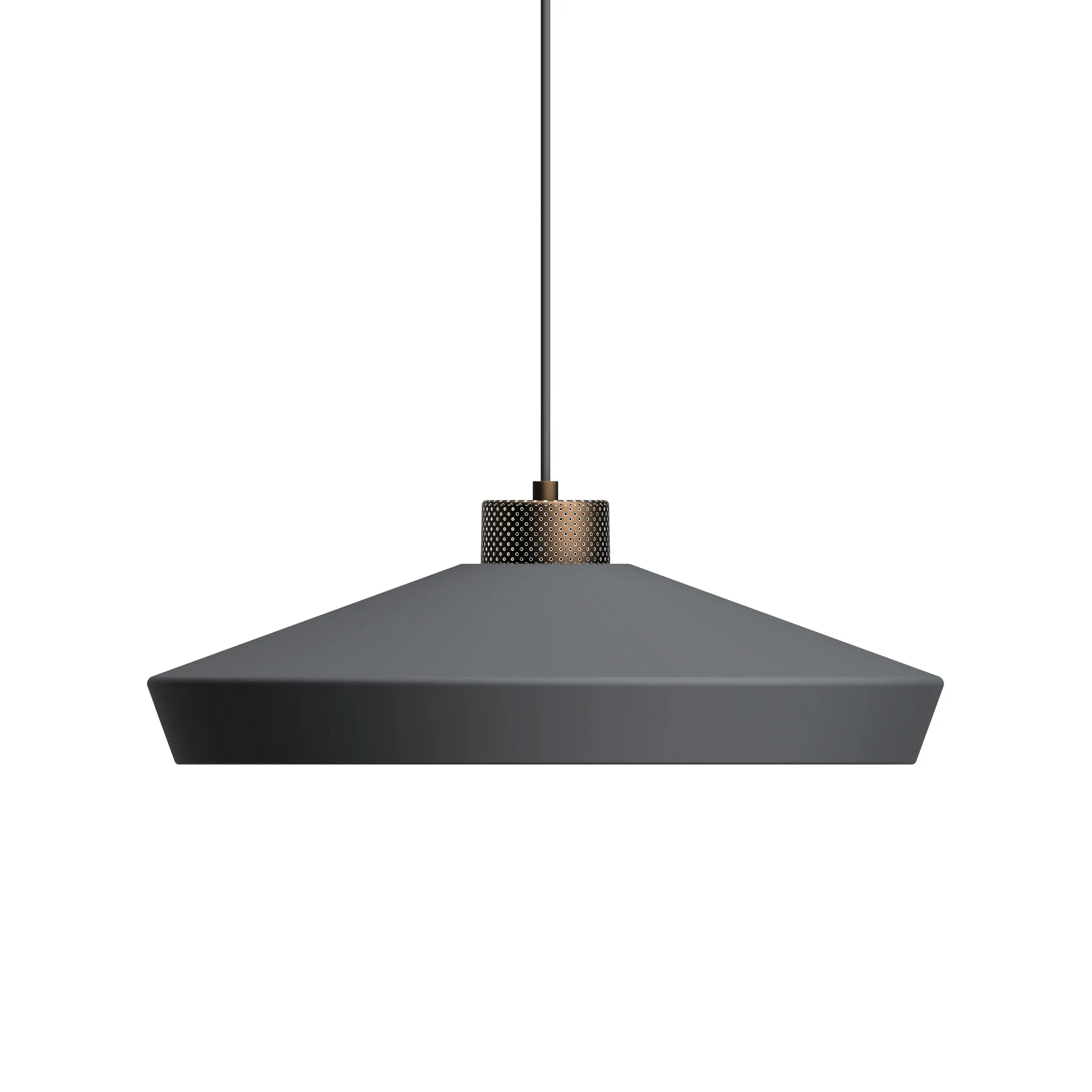 Edge hanglamp large, Grafiet-brons Herstal