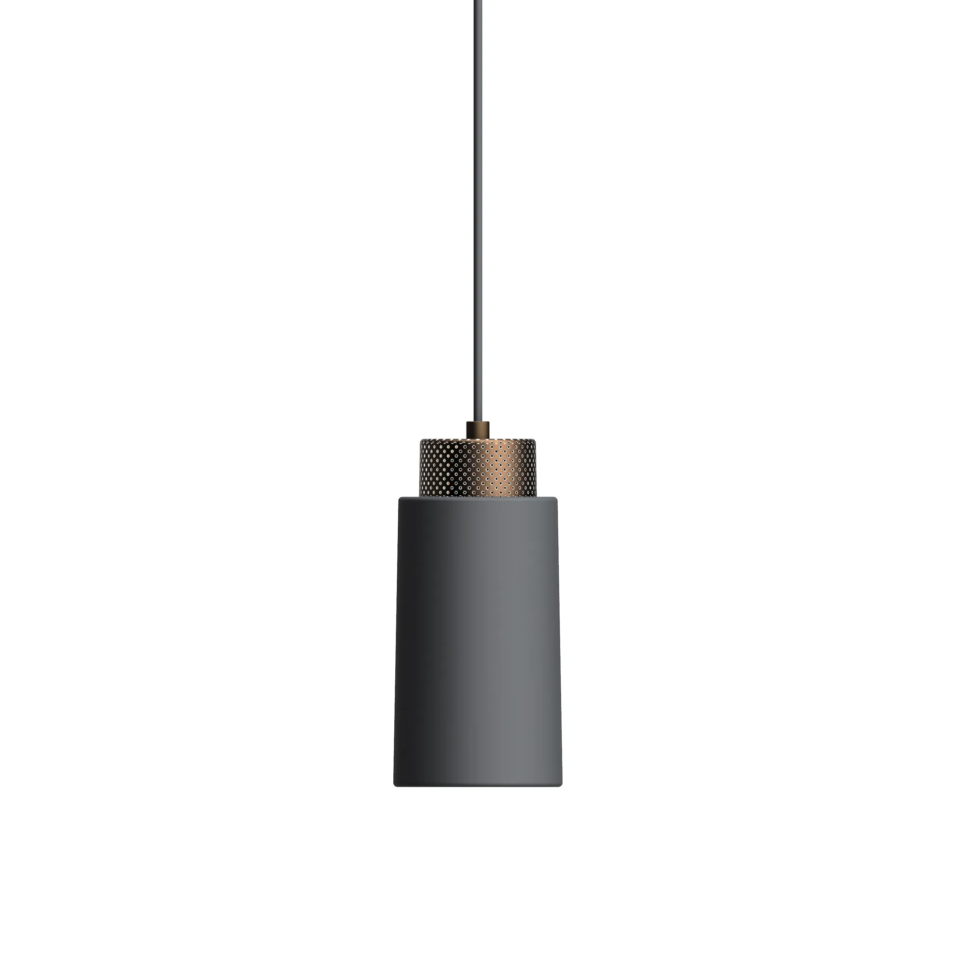 Edge hanglamp small, Grafiet-brons Herstal