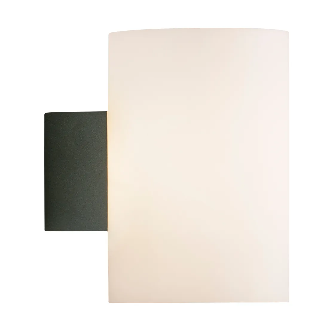 Evoke wandlamp groot, Antraciet-opaalglas Herstal