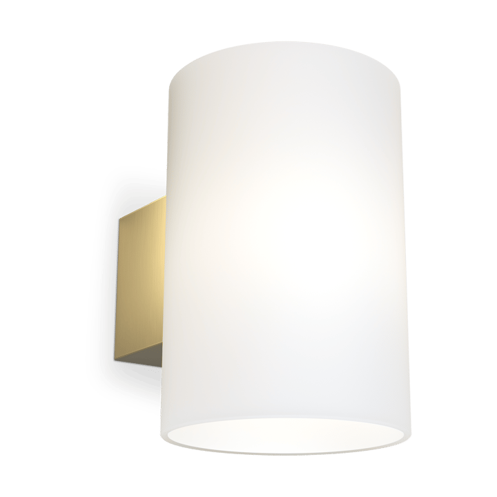 Evoke wandlamp groot - Satin messing-opaalglas - Herstal