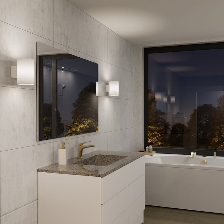 Evoke wandlamp groot, Wit-opaalglas Herstal