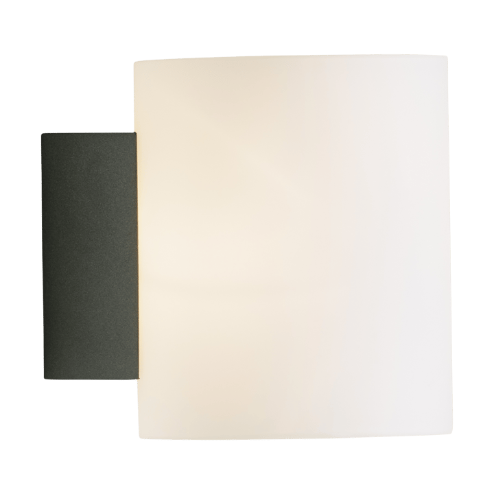 Evoke wandlamp klein - Antraciet-opal glas - Herstal