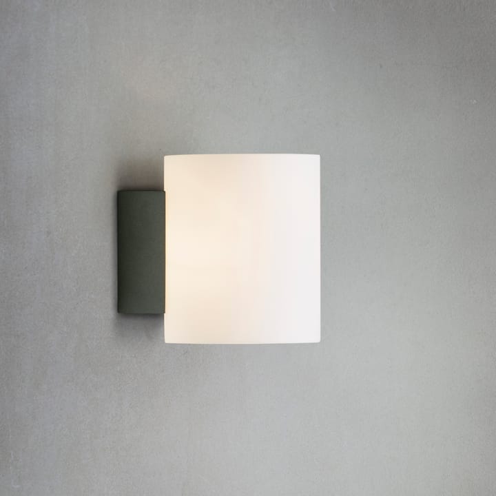 Evoke wandlamp klein - antraciet-wit glas - Herstal