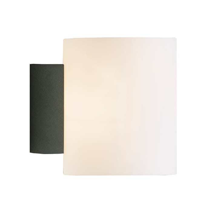 Evoke wandlamp klein - antraciet-wit glas - Herstal