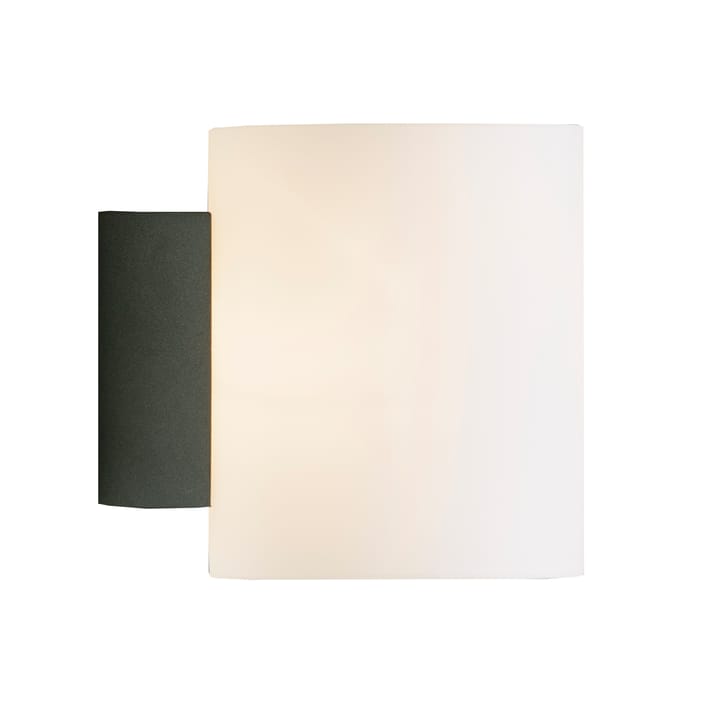 Evoke wandlamp klein - antraciet-wit glas - Herstal