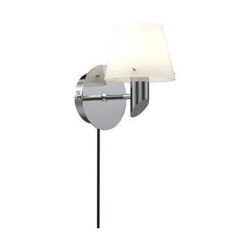 Gil wandlamp - Chroom-opaalglas - Herstal