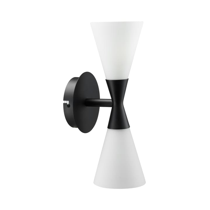 Harlekin duo wandlamp, Matzwart Herstal