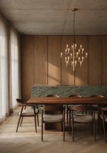 Manola 20 kroonluchter - Satin brass - Herstal