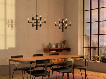 Manola Mini 12 kroonluchter - Zwart - Herstal