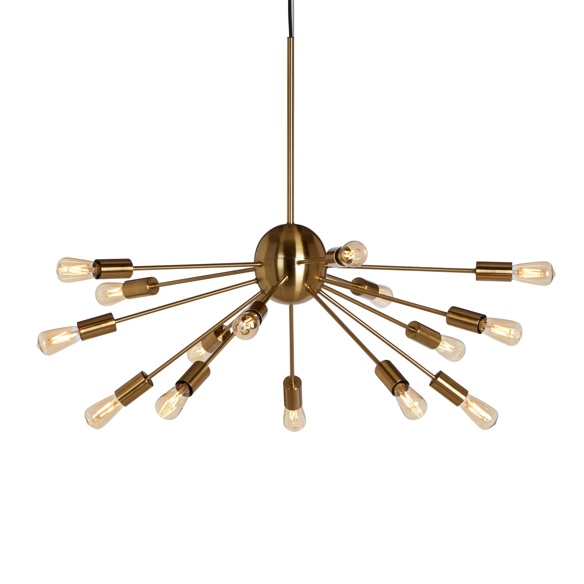 Mir plafondlamp, Satin brass Herstal