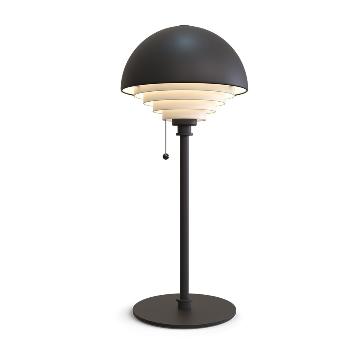 Herstal Motown tafellamp Zwart | Scandinavisch Interieur | Bureau- & tafellampen | Zwart
