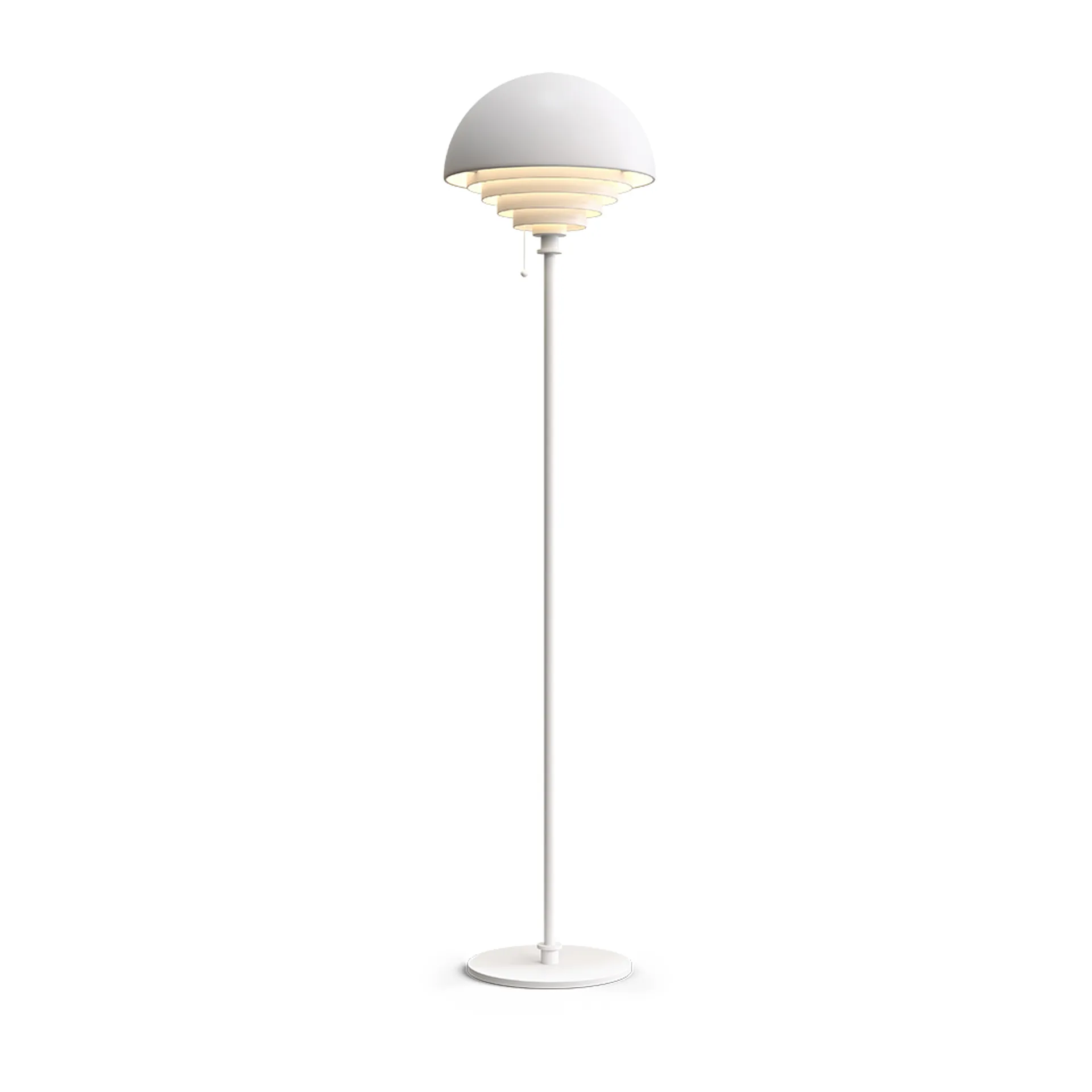 Motown vloerlamp 150 cm, Wit Herstal