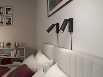 Pipeline wandlamp - Matzwart - Herstal